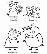 Pig Family Peppa Coloring Pages Printable Find Drawing Kids Print Colouring Pepa Her Scribblefun Search Visit Anywhere Again Bar Case sketch template