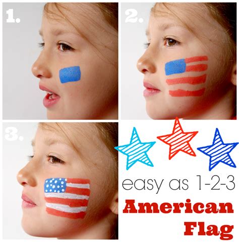 Ginger Snap Crafts 4th Of July Face Painting With People