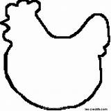 Hen Template Printable Easter Templates Stencil Arts Coloring Egg Craft Pages Crafts Stencils Mask Poule Gabarit Chicken Little Kids Shape sketch template