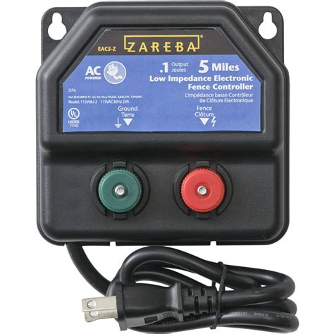 Zareba 5 Mile Ac Powered Electric Fence Charger