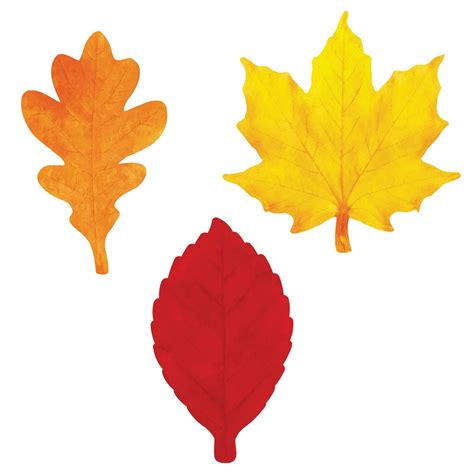 leaves cut outs clipart