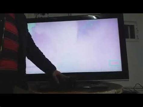 samsung lcd tv  black  white picture problem youtube