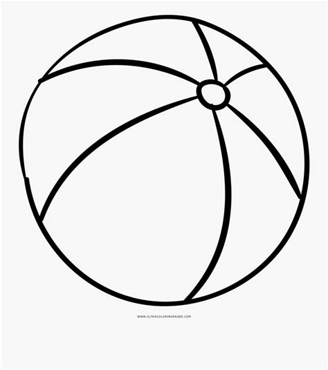beach ball clipart coloring page   cliparts  images