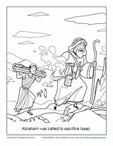 Abraham Isaac Sacrifice Issac Sundayschoolzone Giver Cheerful Genesis Superbook Sketch sketch template