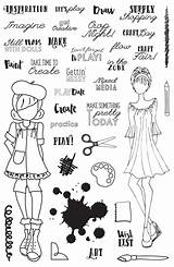 Stamps Prima Scrapbook Doll Craft Julie Nutting Clear Store Marketing Sold sketch template