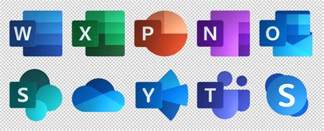 large transparent png versions    office  icons