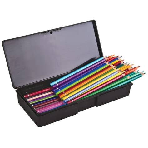 artbin  pencilmarker box gray pencil  marker storage case