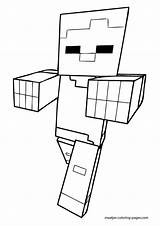 Minecraft Coloring Pages Blocks Colouring Color sketch template