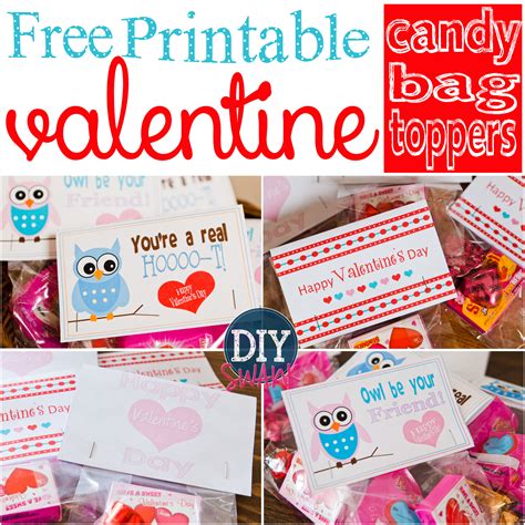 printable valentine candy bag toppers diy swank