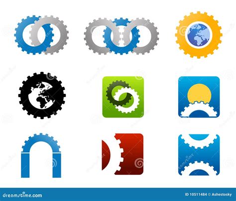 mechanical manufacturing logo stock images image