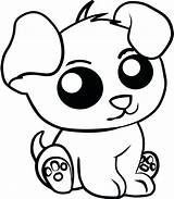 Coloring Pages Cute Animal Puppy Kids sketch template