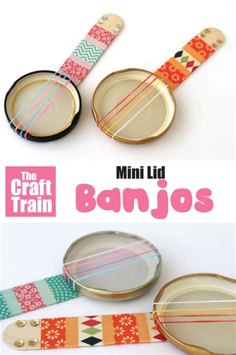 mini lid banjos  craft train