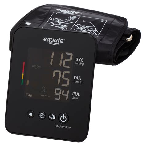 buy equate bp  upper arm blood pressure monitor  bluetooth