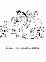 Zoo Colouring Preschoolers Malvorlagen Ausmalbild sketch template