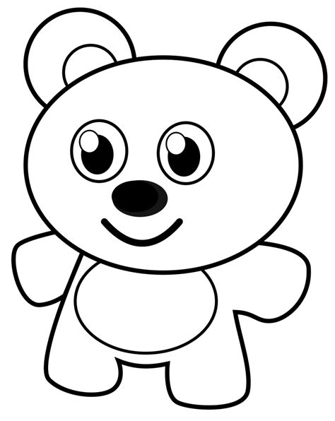 teddy bear coloring page  coloring page template printing