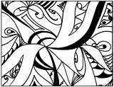 Coloring Pages Cool Designs Popular Printable Abstract Teenagers sketch template