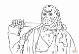 Jason Coloring Pages Friday Myers Michael 13th Printable Freddy Voorhees Krueger Mask Drawing Horror Color Print Sheets Halloween Activityshelter Kids sketch template