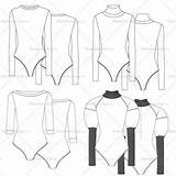 Bodysuit sketch template