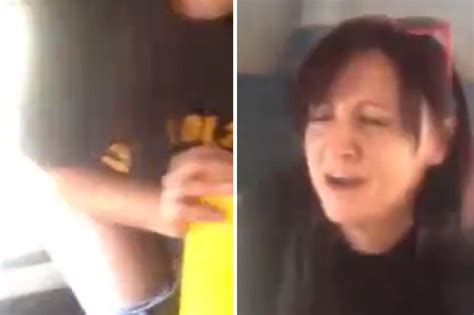 video outrage as disgusting woman urinates out of window on camera