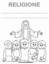 Religione Primaria Copertina Quaderno Stampae sketch template