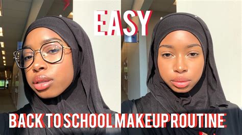 Quick Back To School Makeup Routine No Foundation With