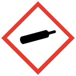 gas  tryck varningsetikett gas  tryck faropiktogram