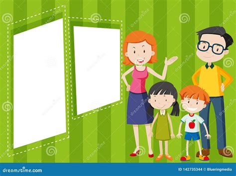 family  blank template stock vector illustration  icon