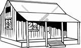 Shack Clipart Old Clipground House Vector Clipartmag Cliparts sketch template