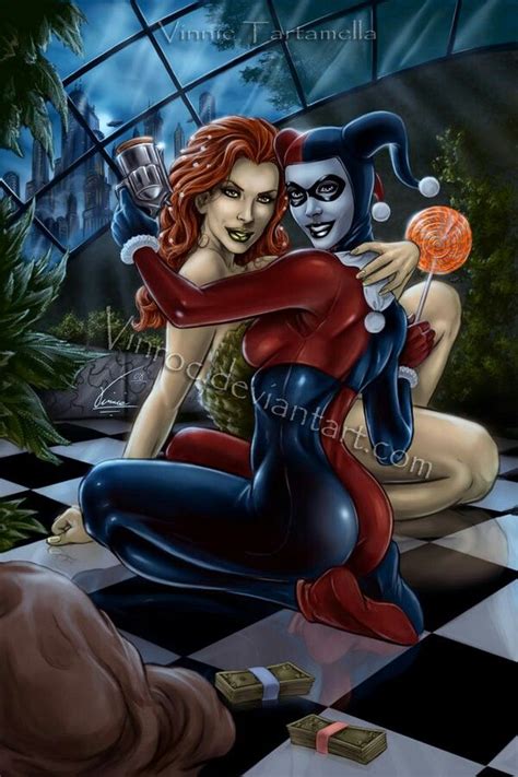Pin Auf Harley Quinn And Poison Ivy
