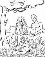 Eve Eva Story Paradiset Cool2bkids Hage Edens Genesis Coloringfolder sketch template