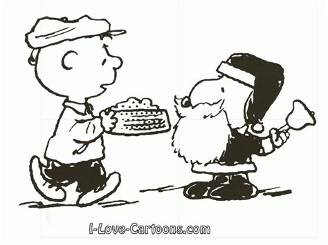 peanuts christmas coloring pages coloring home