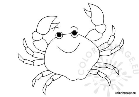crab coloring page coloring page