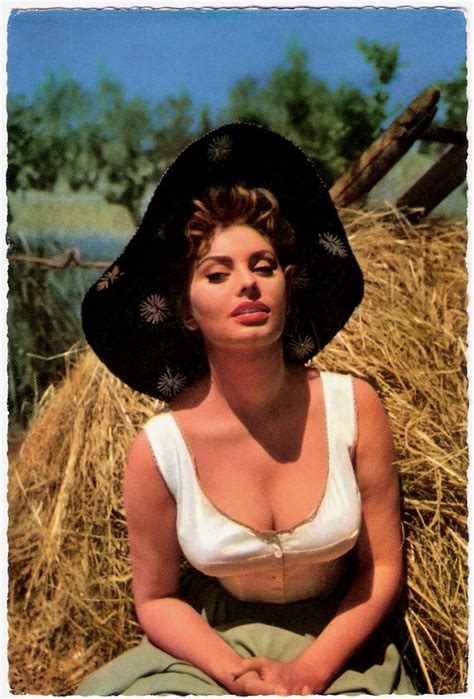 Sophia Loren German Postcard By Ufa No 1007 Photo