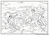 Surf Surfando Kolorowanka Kolorowanki Lato Dibujo Spiaggia Navigare Colorir Colorkid Surfing Morzu Surfer Practicar Pory Roku Estaciones Stagioni Desenhos Dzieci sketch template