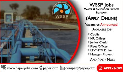 wssp jobs  water sanitation services peshawar