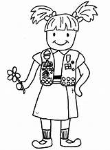 Coloring Pages Scouts Scout Popular sketch template