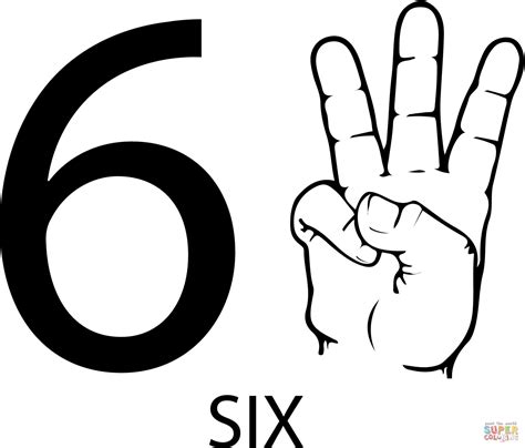 number  coloring page    clipartmag