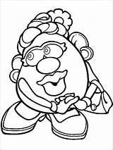 Potato Head Coloring Mr Pages Printable Kids Color Fun Mrs Colouring Potatoes Poppy Template Drawings Cartoon Worksheets Cartoons Potatohead Bright sketch template