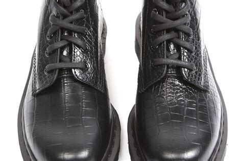 dr martens croc leather boots hypebeast