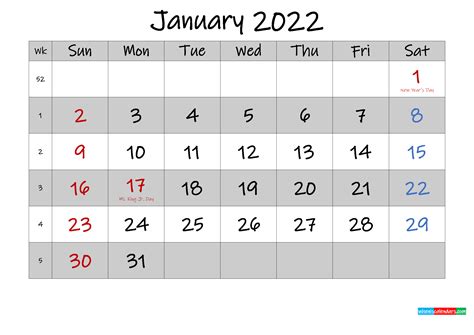 printable  calendar  holidays  templates yearly