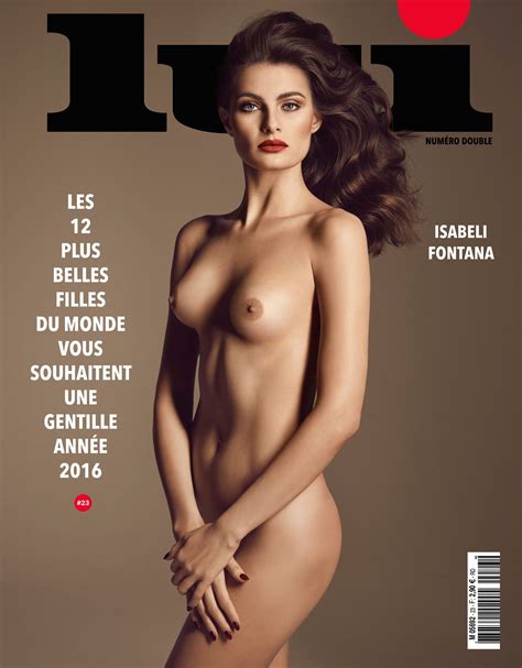 various models nude on the cover of lui magazine