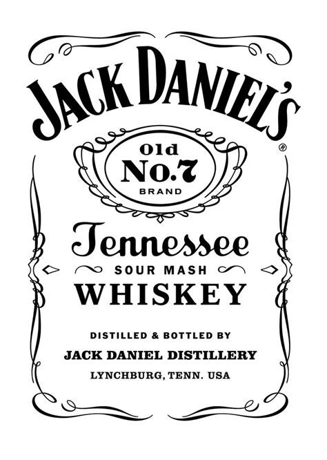 blank jack daniels label template jack daniels label label templates