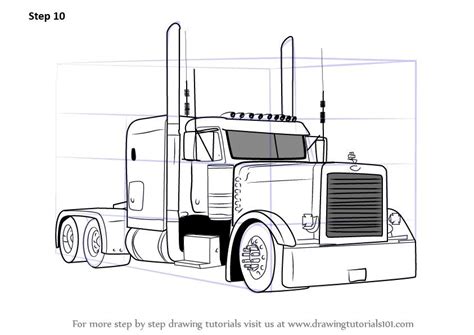 dorable peterbilt semi truck coloring pages ideas coloring ideas