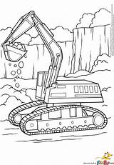 Coloring Pages Truck Excavator Printable Colouring Sheets Construction Farm Print Activity Shuttle Big Choose Board Bulldozer Printables sketch template