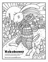 Coloring Pages Adult Bunny Easter sketch template
