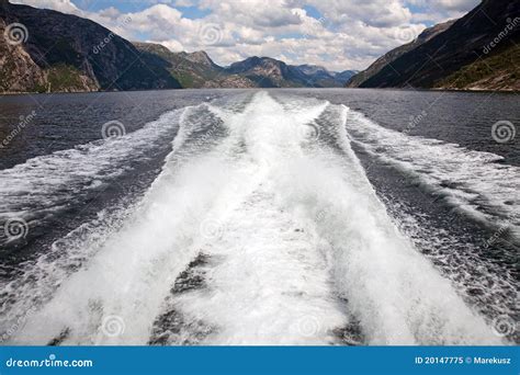 speed boat wake stock image image  environment race