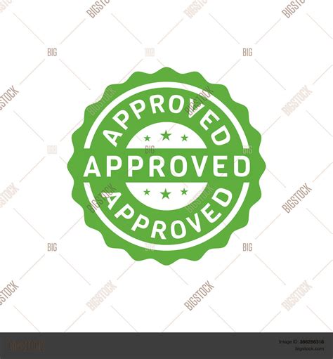 approved label badge vector photo  trial bigstock