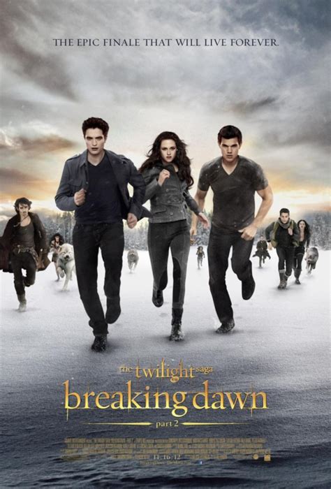 run don t walk to see the final poster for the twilight saga breaking dawn part 2
