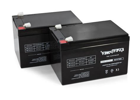 2 Pack Expertpower 12 Volt 12 Ah Rechargeable