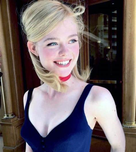 elle fanning nude leaked pics and topless sex scenes compilation